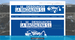 Desktop Screenshot of desguaceslamagdalena.com